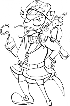 Pirate coloriage