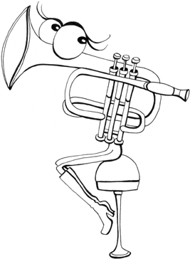 Dessin de petite trompette