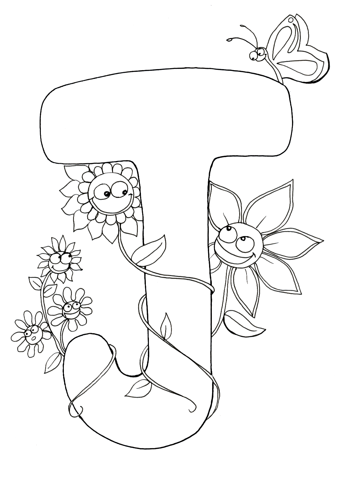 j coloring pages for preschoolers - photo #23