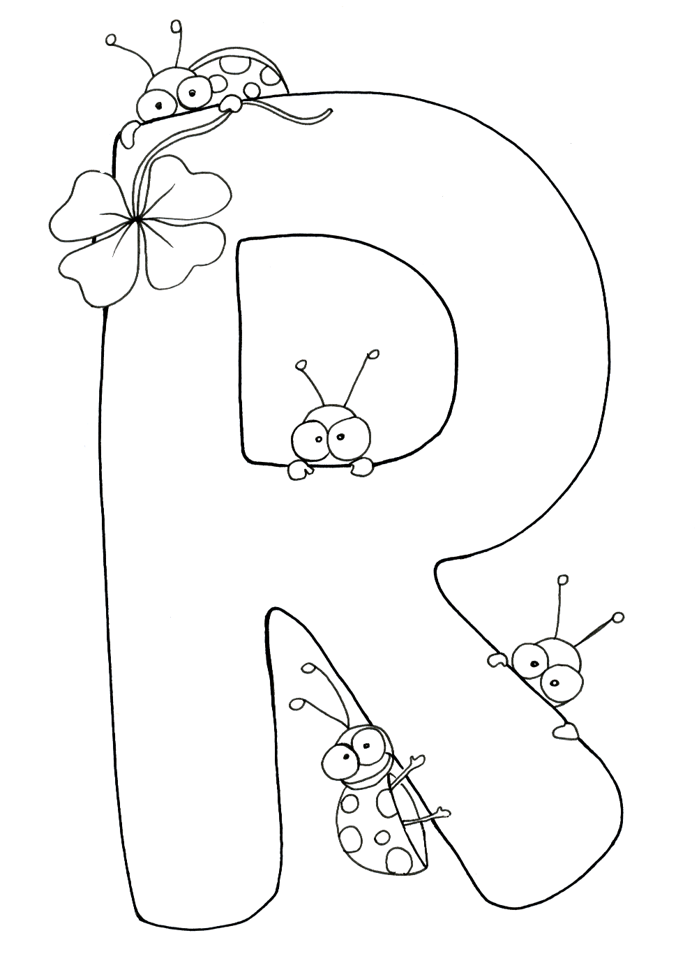 r coloring pages-#50