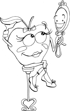 Apple Coloring Pages on Apple Coloring Page