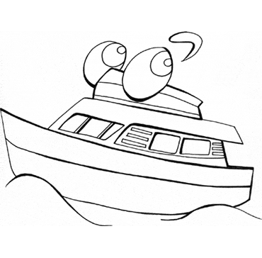 Santa Claus Coloring Pages on Free Boat Coloring Pages For Kids Free Printable Transportation Pages