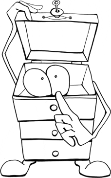 magic cupboard coloring page