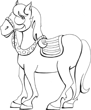 Printable Coloring Pages on Horse Coloring Pages  Printable My Little Pony Coloring Book Pages