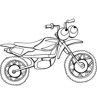 Free Coloring on Printable Motorbike Coloring Pages  Transportation Coloring Sheets
