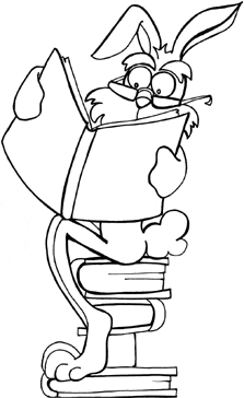 bunny coloring page