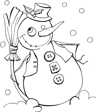 Snow White Coloring Pages on Snow Puppet Coloring Pages  Christmas Drawings To Print And Color For