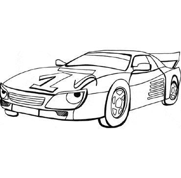  Coloring on Printable Sport Car Coloring Pages  Transportation Coloring Sheets