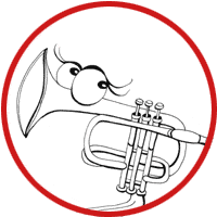 disegno di trombetta