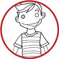 drawing of a kid