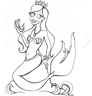 Mermaid Coloring Pages on Free Coloring Pages For Kids  Printable Coloring Book Pages
